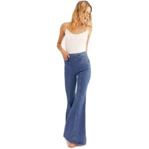 Free People Know Me Better Extreme Float On Flare Stretchy Jeans